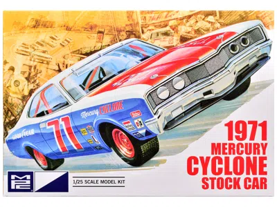 Amt Skill 2 Model Kit 1971 Mercury Cyclone Stock Car 1/25 Scale Model By Mpc In Multi