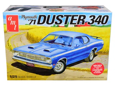 Amt Skill 2 Model Kit 1971 Plymouth Duster 340 1/25 Scale Model By  In Blue