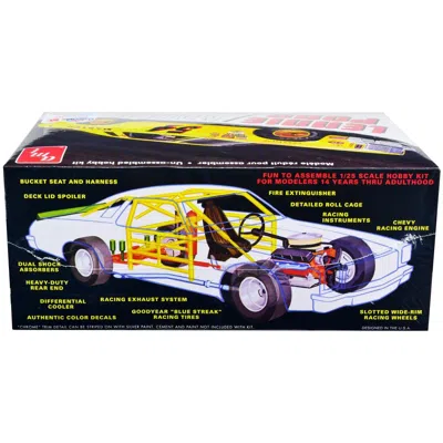 Amt Skill 2 Model Kit 1974 Chevrolet Malibu Stock No.54 Lennie Pond 1 By 25 Scale Model Car In Multi
