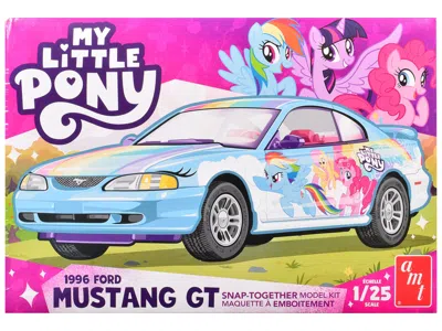 Amt Skill 2 Model Kit 1996 Ford Mustang Gt "my Little Pony" 1/25 Scale Model By