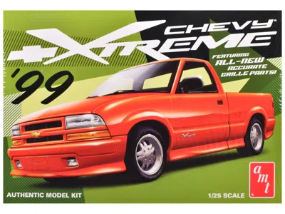 Amt Skill 2 Model Kit 1999 Chevrolet S-10 Xtreme Pickup Truck 1/25 Scale Model By  In Multi
