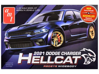 Amt Skill 2 Model Kit 2021 Dodge Charger Hellcat Redeye Widebody 1/25 Scale Model By