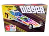 Amt Skill 2 Model Kit Digger Dragster "the Funny Fueler" 1/25 Scale Model By