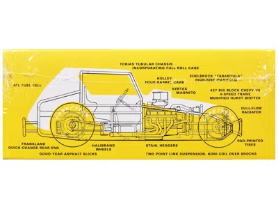 AMT SKILL 2 MODEL KIT GREMLIN MODIFIED STOCKER 1/25 SCALE MODEL BY AMT