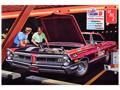 Amt Skill 2 Model Kit Of 1965 Pontiac Grand Prix Show 'n' Go 1/25 Scale Model By