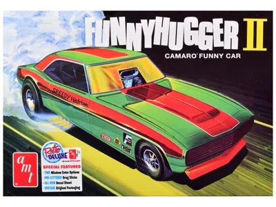 Amt Skill 2 Model Kit Of Chevrolet Camaro Funny Car "funny Hugger Ii" 1/25 Scale Model By