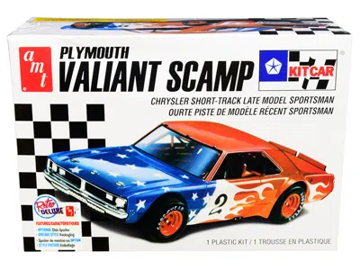 AMT SKILL 2 MODEL KIT PLYMOUTH VALIANT SCAMP KIT CAR 1/25 SCALE MODEL BY AMT