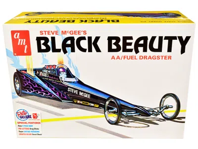 AMT SKILL 2 MODEL KIT STEVE MCGEE'S BLACK BEAUTY WEDGE AA/FUEL DRAGSTER 1/25 SCALE MODEL BY AMT