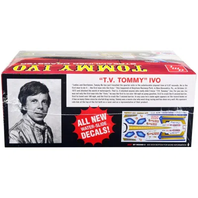 Amt Skill 2 Tommy Ivo Streamliner Dragster 1 By 25 Scale Model Kit In Red