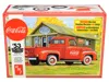 Amt Skill 3 Model Kit 1953 Ford F-100 Pickup Truck "coca-cola" With Vending Machine And Dolly 1/25 Scale