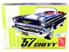 Amt Skill 3 Model Kit 1957 Chevrolet Bel Air Convertible 2-in-1 Kit 1/16 Scale Model By