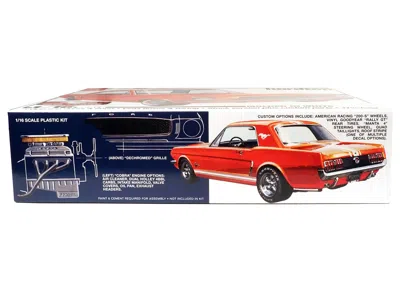 Amt Skill 3 Model Kit 1964 1/2 Ford Mustang Coupe 60th Anniversary 1/16 Scale Model By  In Orange