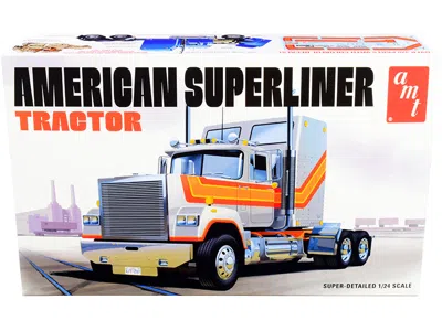 Amt Skill 3 Model Kit American Superliner Semi Tractor 1/24 Scale Model By  In Multi