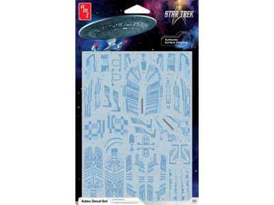 Amt Star Trek: The Next Generation U. S.s. Enterprise Ncc-1701-d Aztec Decal Set 1/1400 Scale By  In Blue