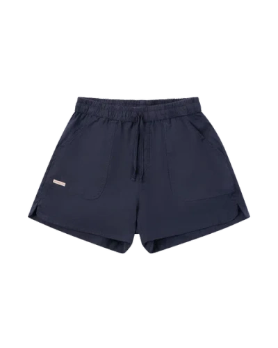 Amundsen 3.5incher Safari Linen Shorts Womens In Blue