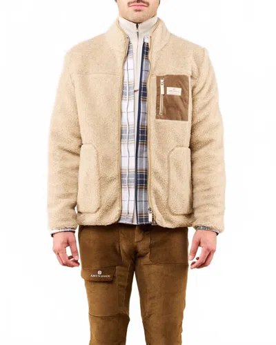 Amundsen Heroes Wool Fleece Jacket In Natural In Neutral