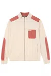 Amundsen Men's Ditch Hiker Jacket In Oatmeal/terra Red In Neutral