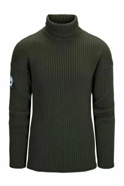 Amundsen Men's Heroes Original Turtleneck In Earth In Green