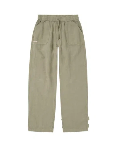 Amundsen Safari Linen Pants Womens In Green