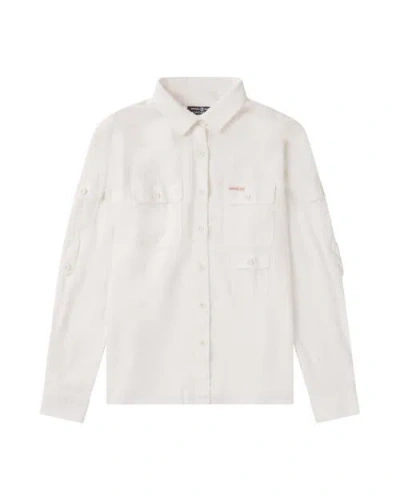 Amundsen Traveller's Linen Shirt Womens In White