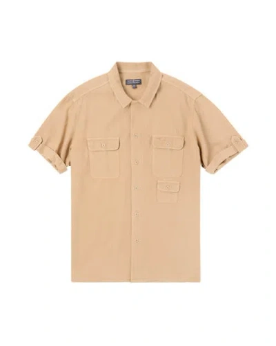 Amundsen Traveller's Linen Ss Mens In Neutral