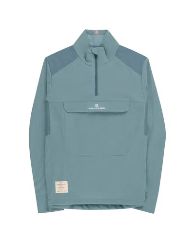 Amundsen Women's 5mila Anorak Jacket In Stormy Blue In Green