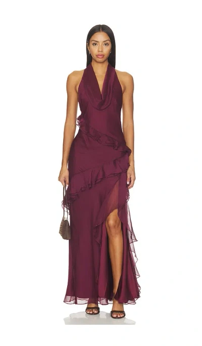 Amur Abendkleid Marisol In Burgundy
