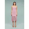Amur Alex Cable Midi Knit Dress