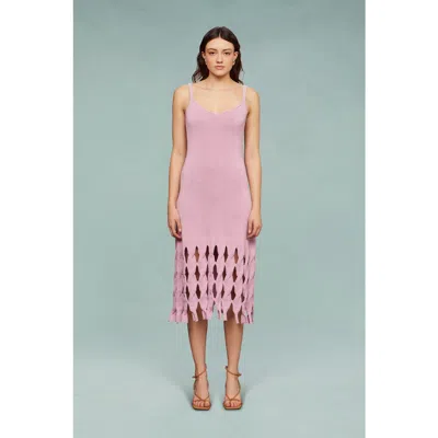 Amur Alex Cable Midi Knit Dress