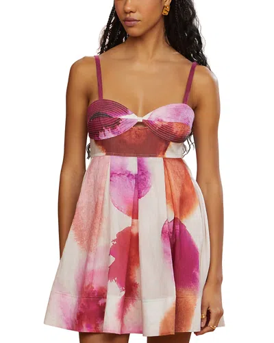 Amur Allison Printed Mini Dress In Multi