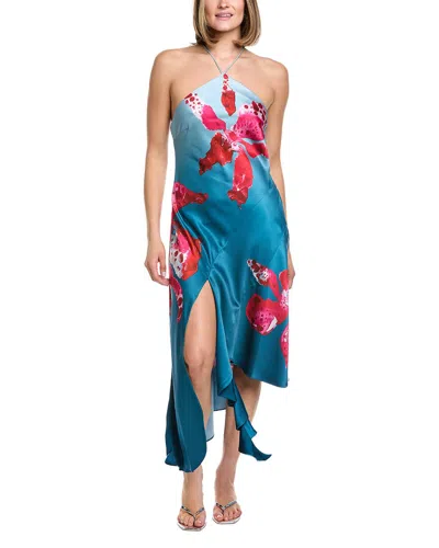 Amur Alohi Print Midi Dress In Multi