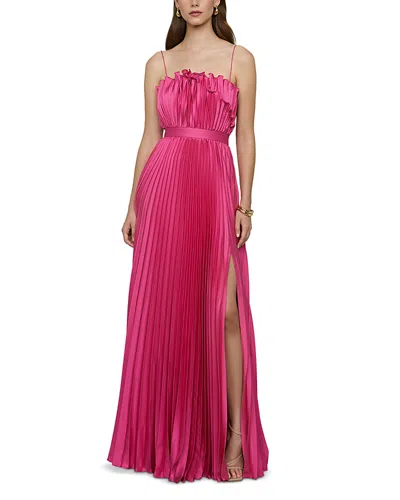 Amur Arora Pleated Gown In Blooming Lily