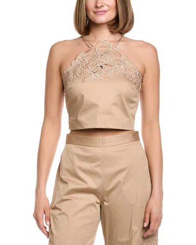 Amur Bliss Floral Top In Neutral