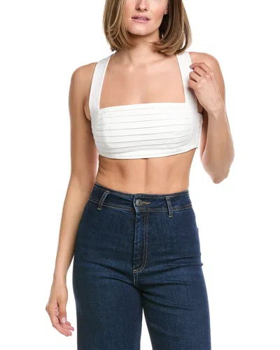 Amur Carol Crop Top In White