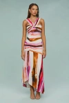 Amur Casi Printed Jersey Midi Dress