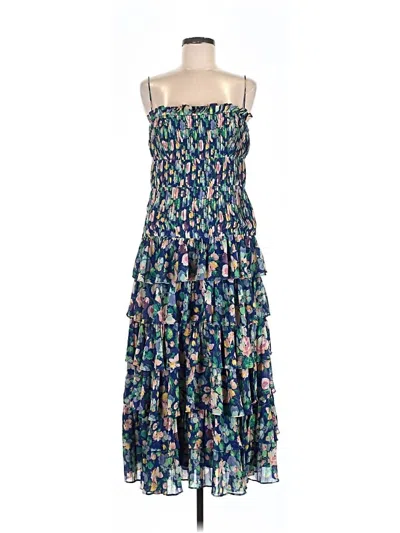 Pre-owned Amur Casual Dress In Blue