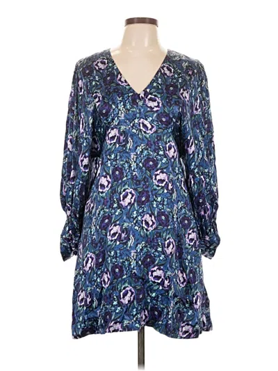 Pre-owned Amur Casual Dress In Blue