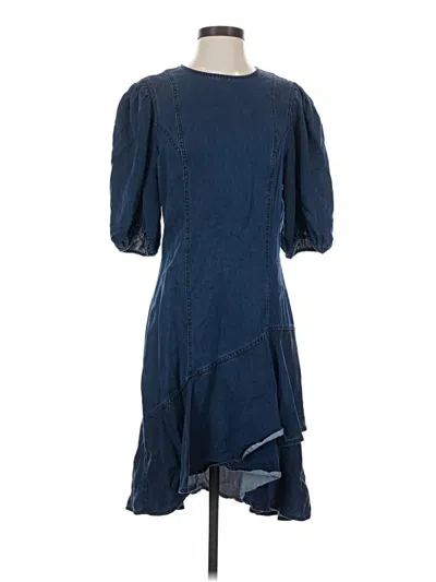 Pre-owned Amur Casual Dress In Blue