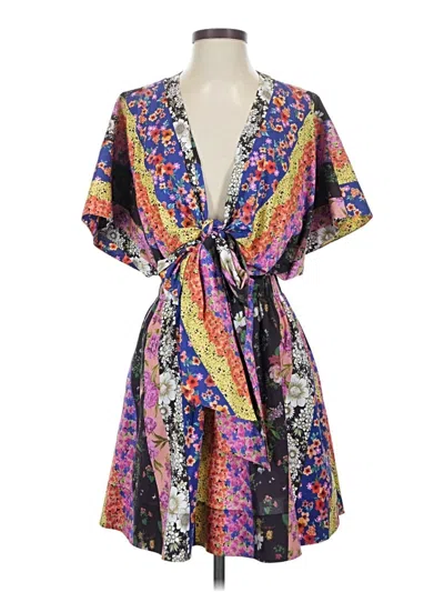 Pre-owned Amur Casual Dress In Purple