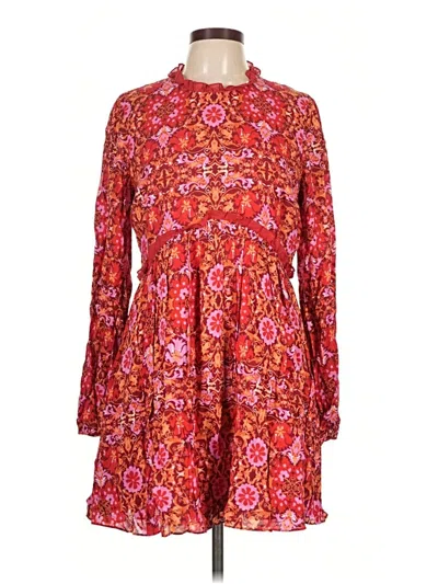 Pre-owned Amur Casual Dress In Red