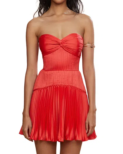 Amur Catrina Pleated Mini Dress