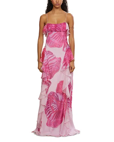 AMUR CELSEY FLOWER GOWN