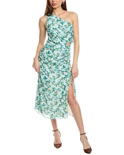 Amur Clarissa Midi Dress In Green