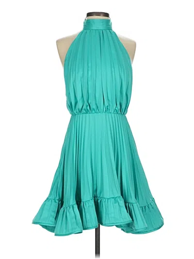 Pre-owned Amur Cocktail Dress In Blue