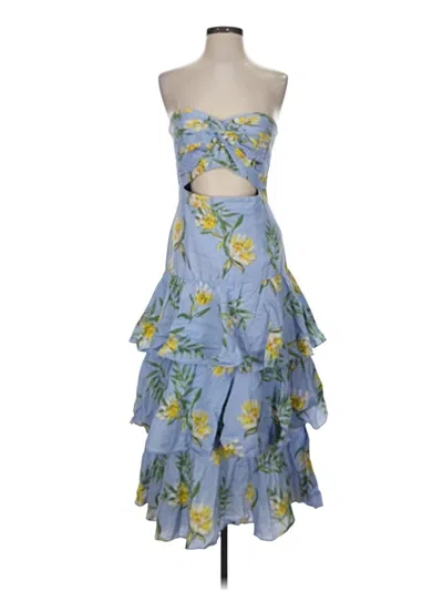 Pre-owned Amur Cocktail Dress In Blue