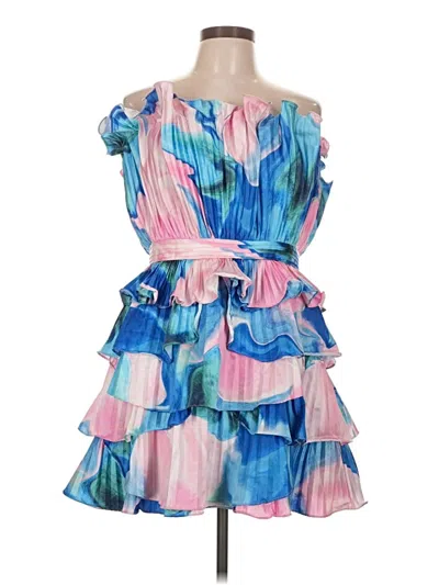 Pre-owned Amur Cocktail Dress In Blue