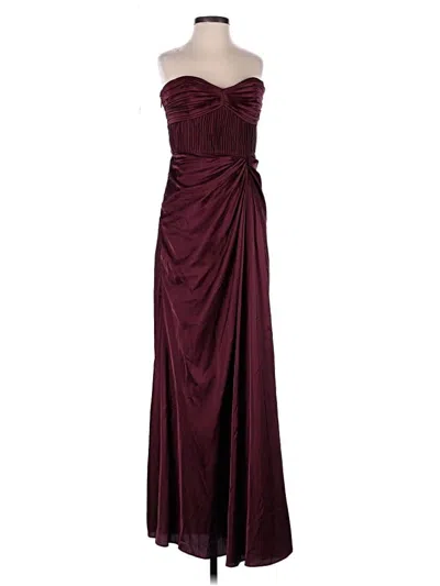 Pre-owned Amur Cocktail Dress In Burgundy