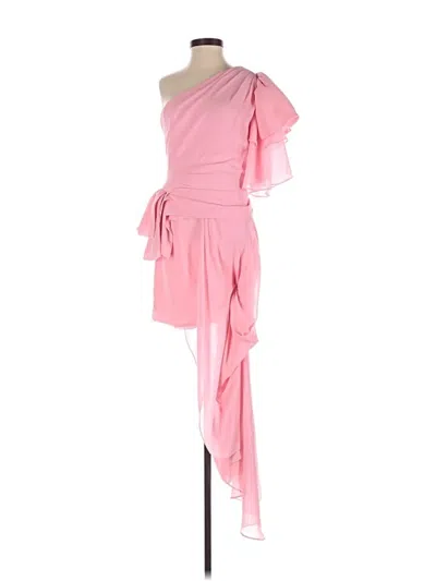 Pre-owned Amur Cocktail Dress In Pink