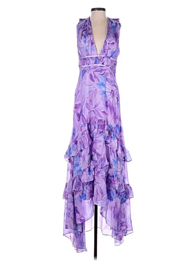 Pre-owned Amur Cocktail Dress In Purple