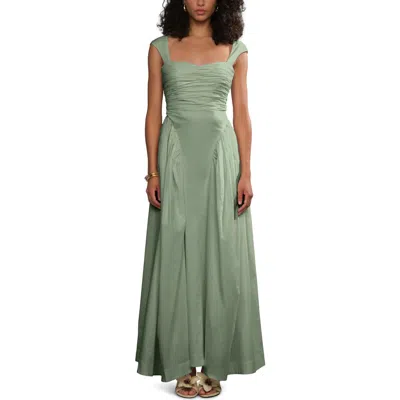 Amur Galilea Ruched Dress In Green